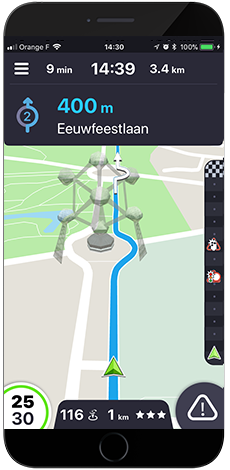 Navigation application Coyote