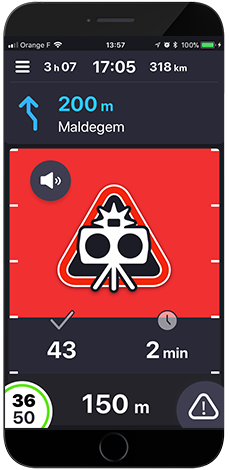 Alerte danger application Coyote