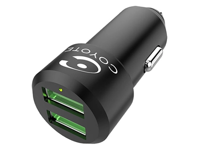 Chargeur allume-cigare double USB - Accessoire Coyote